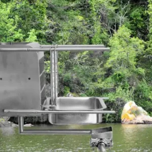 bateau copie barbecue vertical pour bateau moteur